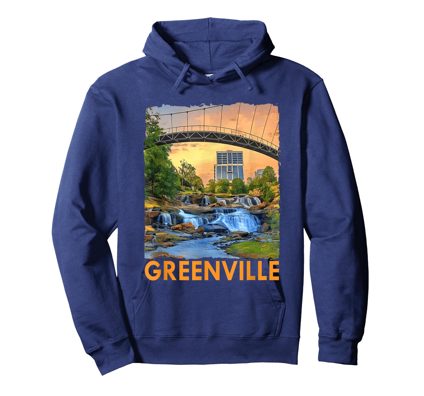 Greenville South Carolina Waterfall Family Summer Trip T-Shirt