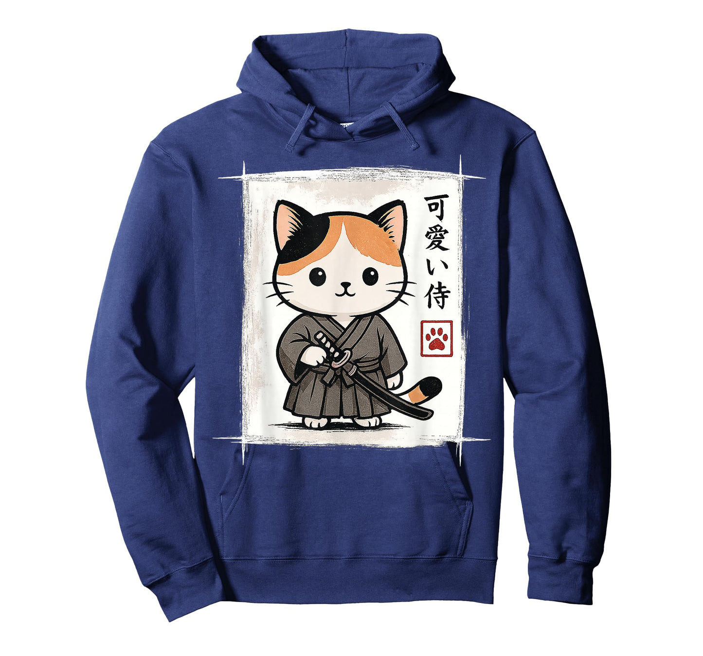 Samurai Kitten Japanese Anime Kawaii Funny Cat Men Women Kid T-Shirt