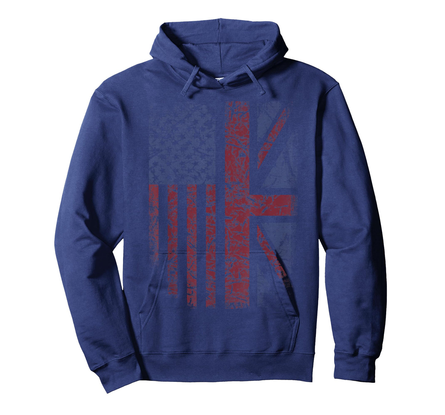 American Flag & British Flag USA UK Stars Stripes Union Jack T-Shirt