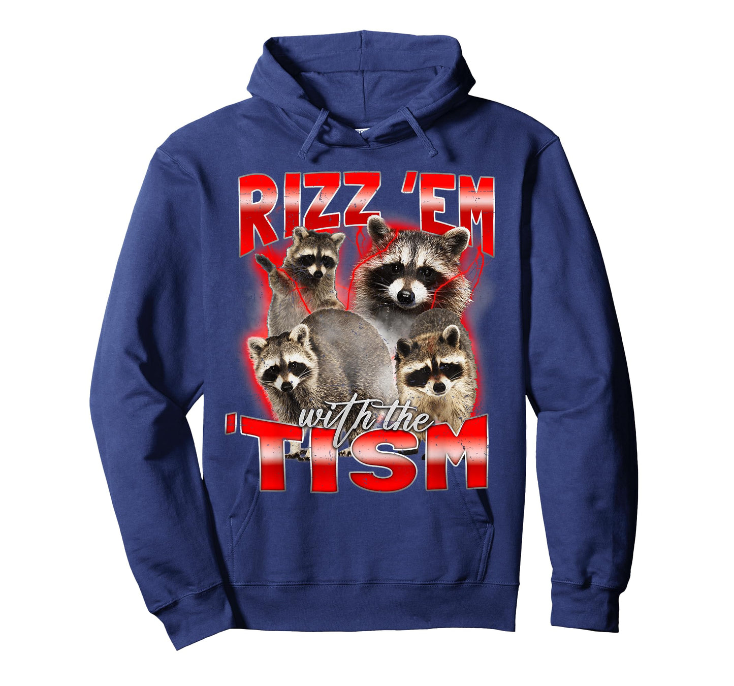 Valentines Day Gifts for Him - Rizz Em with Tism Meme Silly T-Shirt
