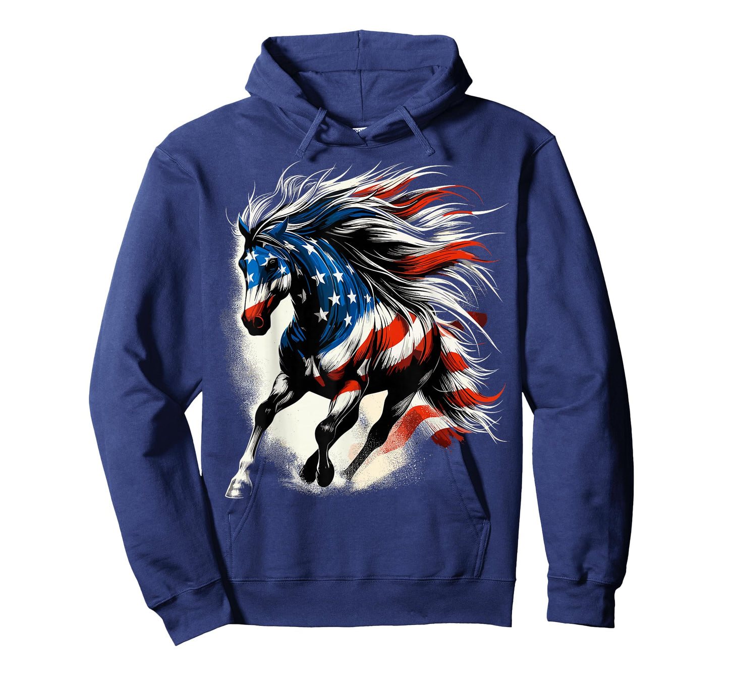 Horse American Flag USA 4th of July T-Shirt