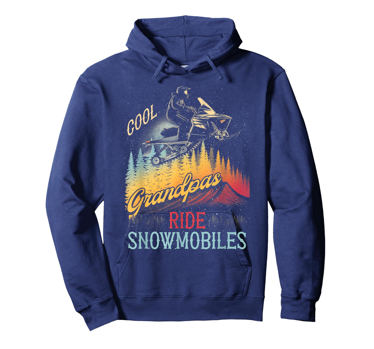 Sport Grandpas Ride Snowmobiles Snowmobiling Grandfather T-Shirt