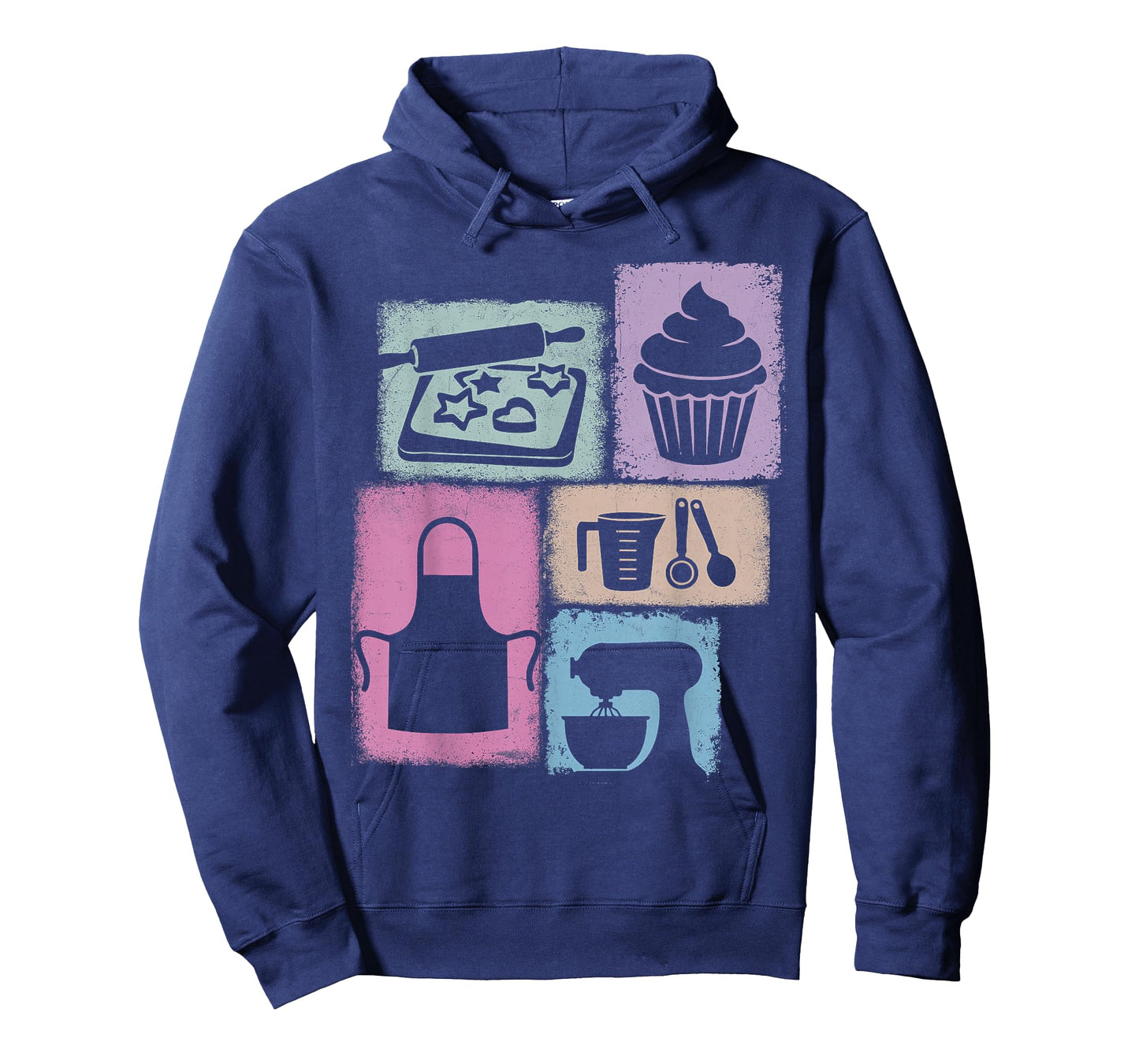 Baker Vintage Collage Baking Women Chef Foodie T-Shirt