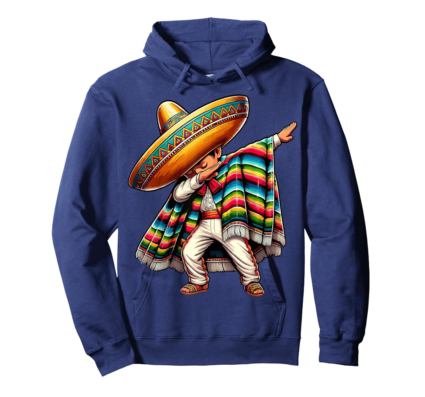 Dabbing Boys Mexican Poncho Cinco de Mayo T-Shirt
