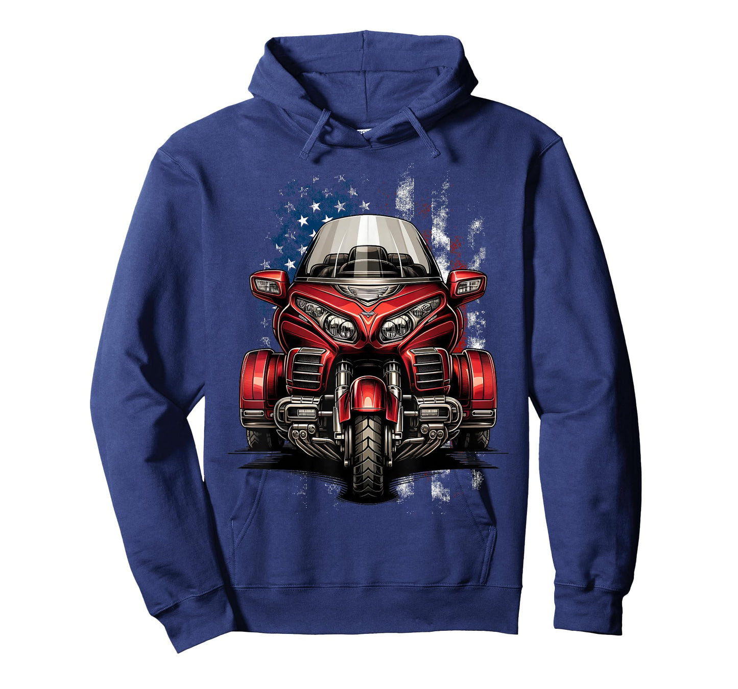 Motorcycle Trike American Patriotic MotorTrike US Flag Trike T-Shirt