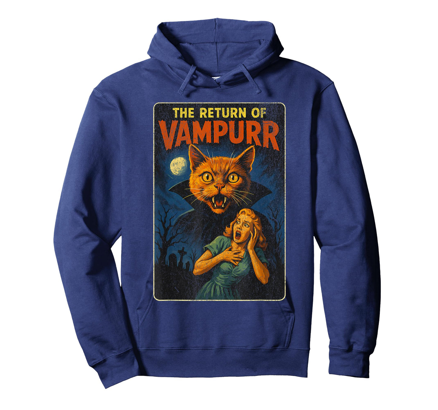 Return of Vampurr - Funny Halloween Cat T-Shirt