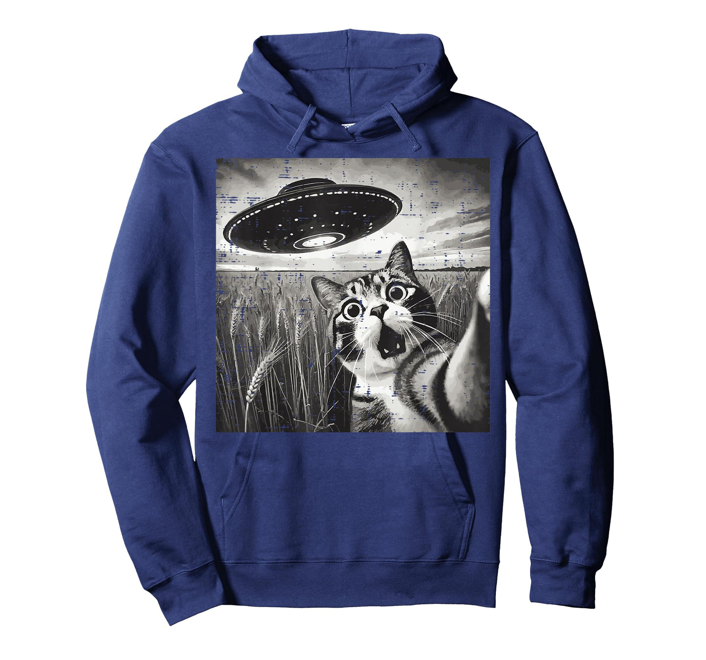 Cat UFO Alien Selfie Funny Saying Meme Women Girls Kids Men T-Shirt