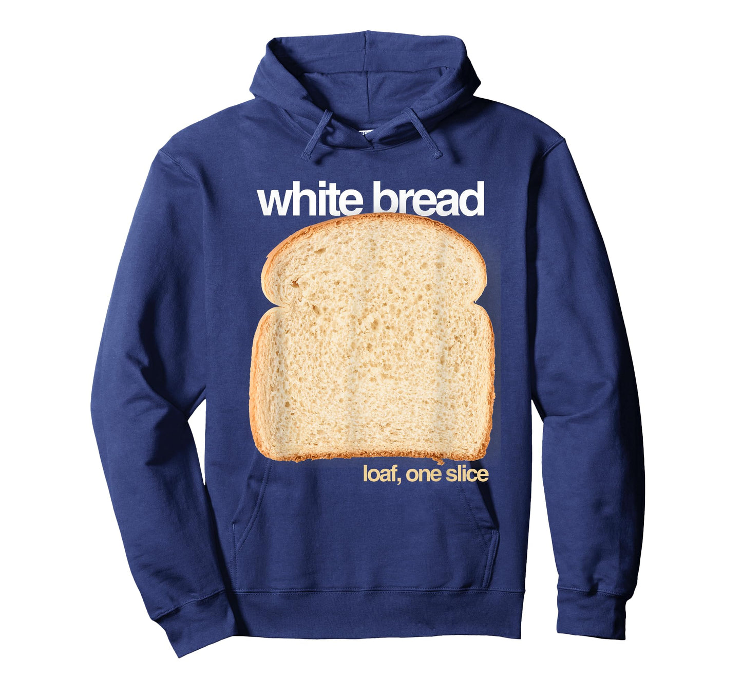 White Bread Minimalist Food Design for Carb Lovers T-Shirt