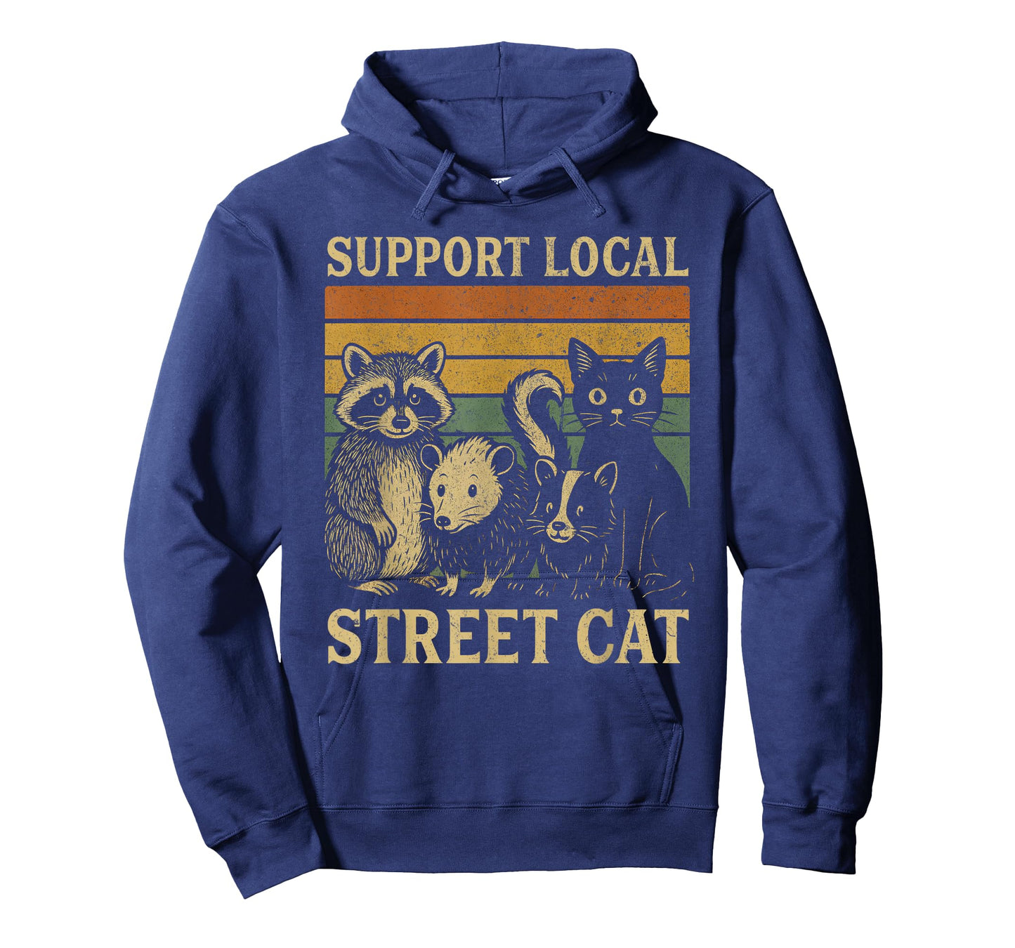 Support Local Street Cats Team Trash Opossum Raccoon Rat T-Shirt