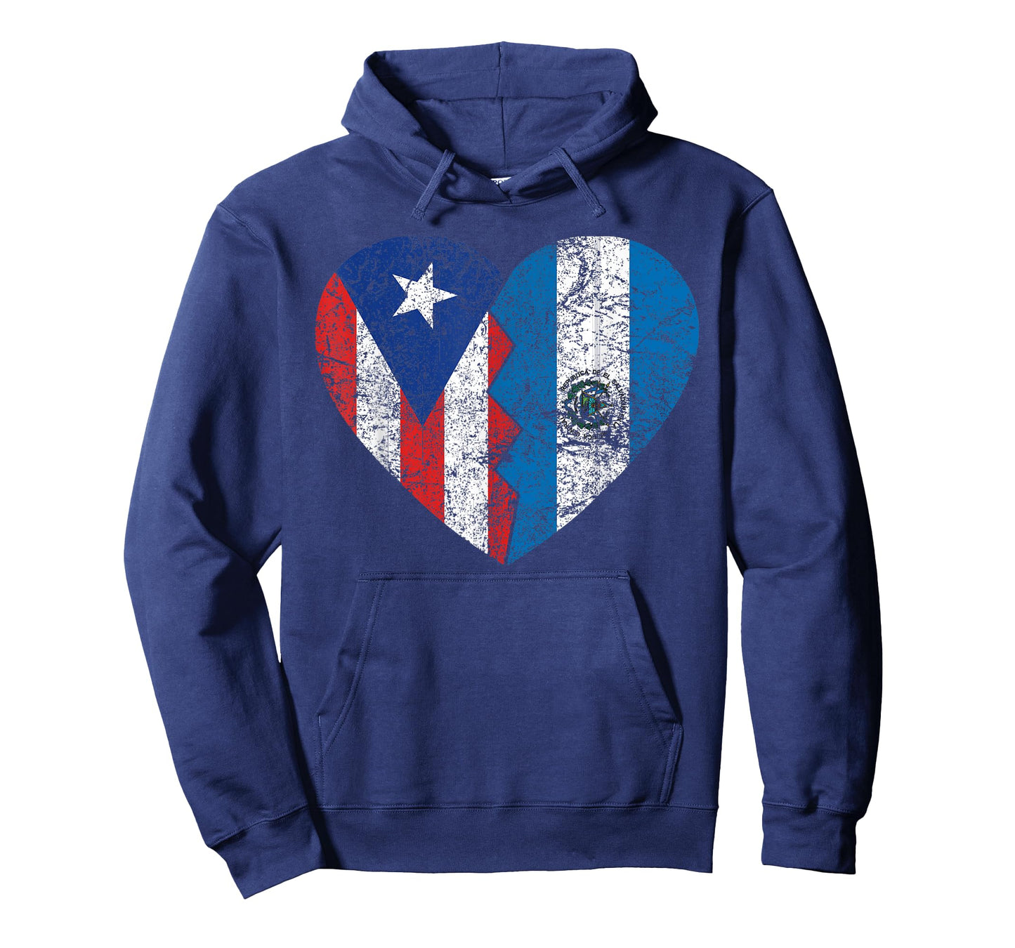 Salvadoran Puerto Rican Flags | Puerto Rico El Salvador T-Shirt