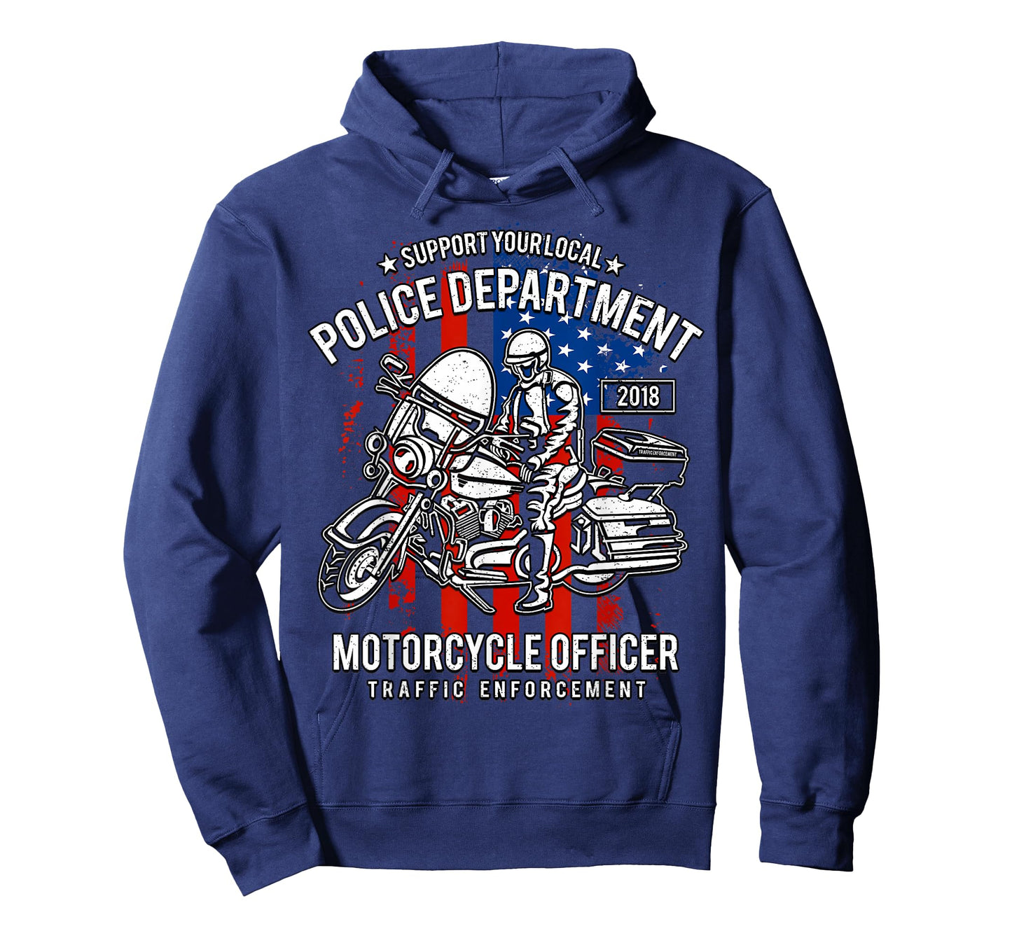 Police Motorcycle T-Shirt T-Shirt