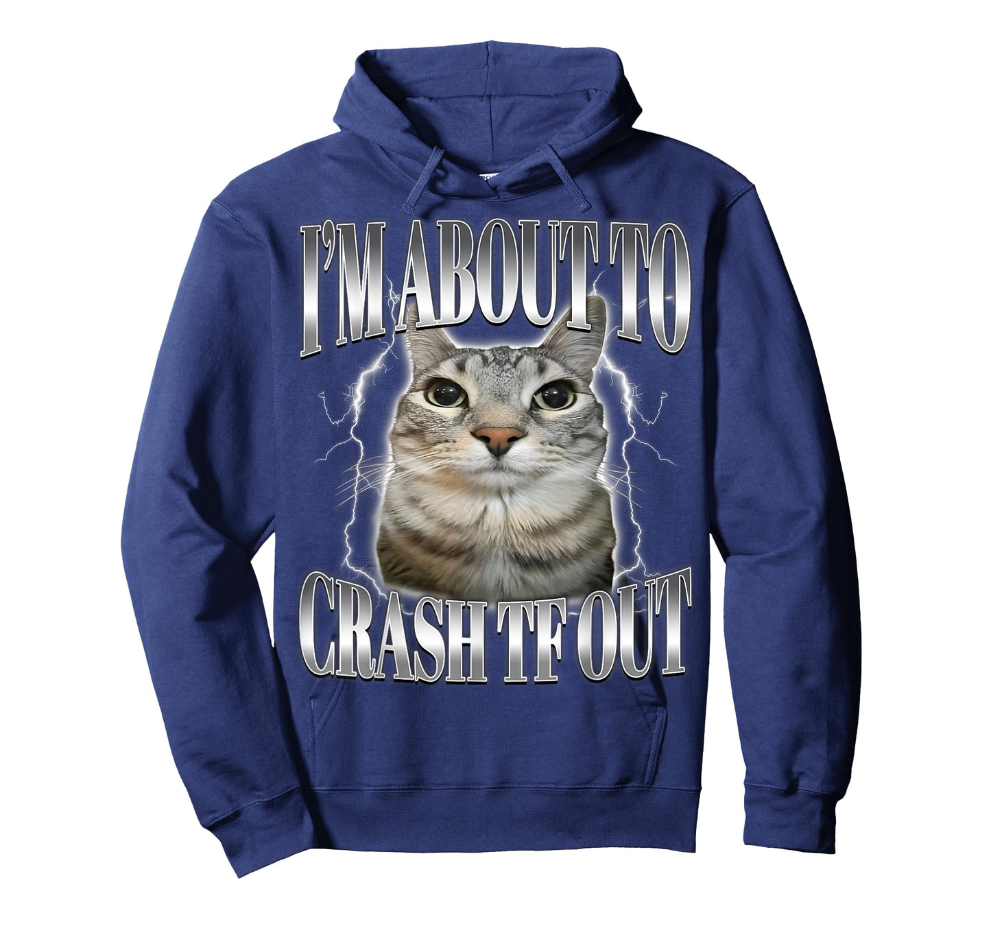 I'm About to Crash Out Funny Staring Cat Brainrot Meme T-Shirt