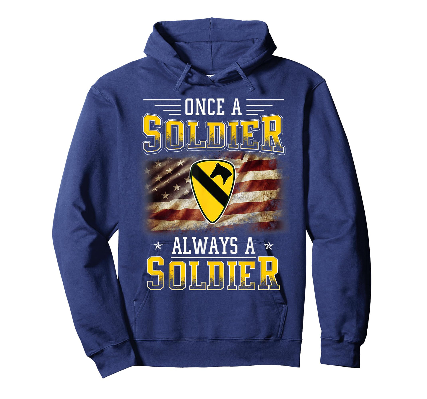 1st Cavalry Division Veteran Always a Soldier Military Xmas T-Shirt