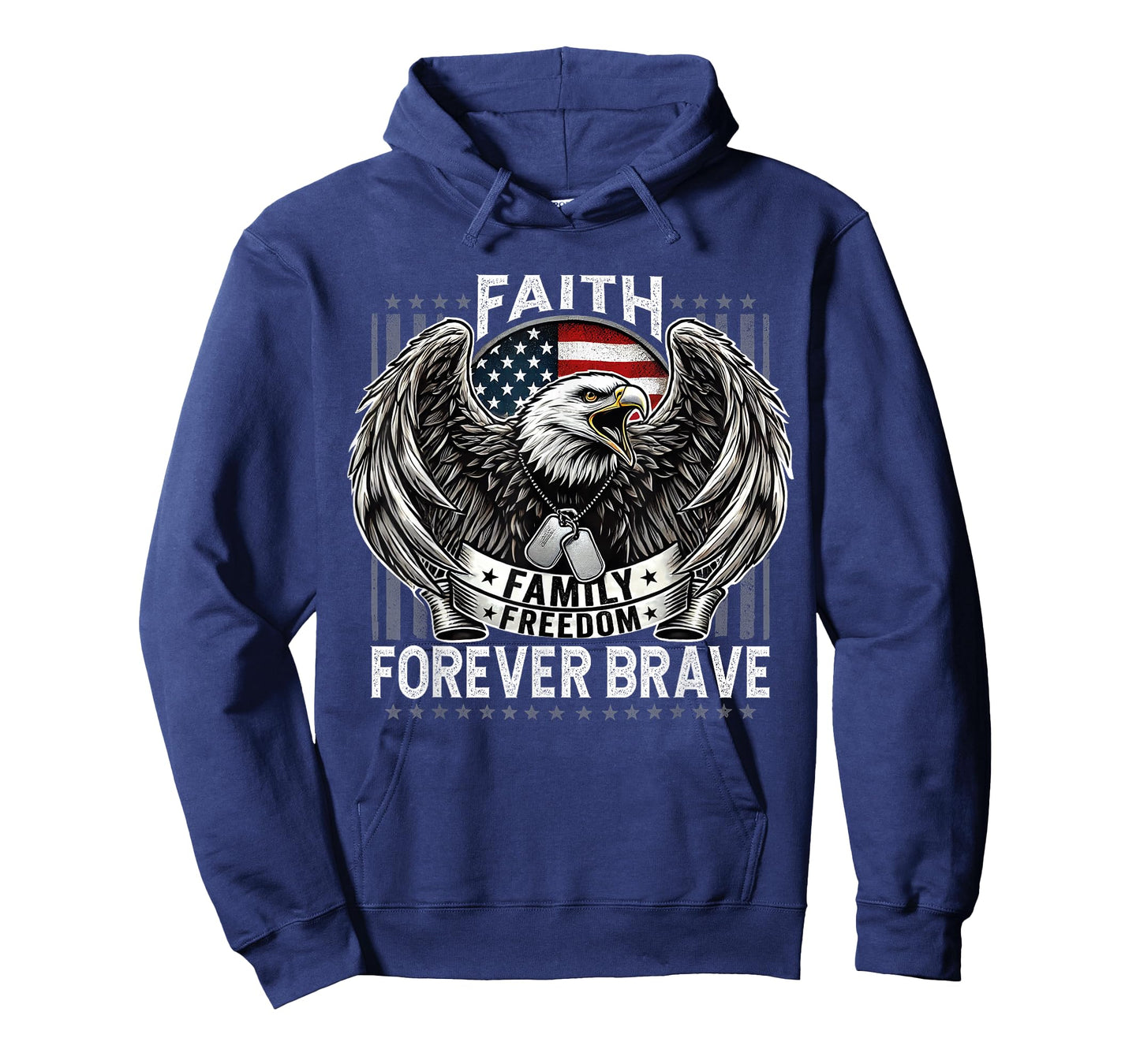 Faith Family Freedom Patriotic Forever Brave Conservative T-Shirt