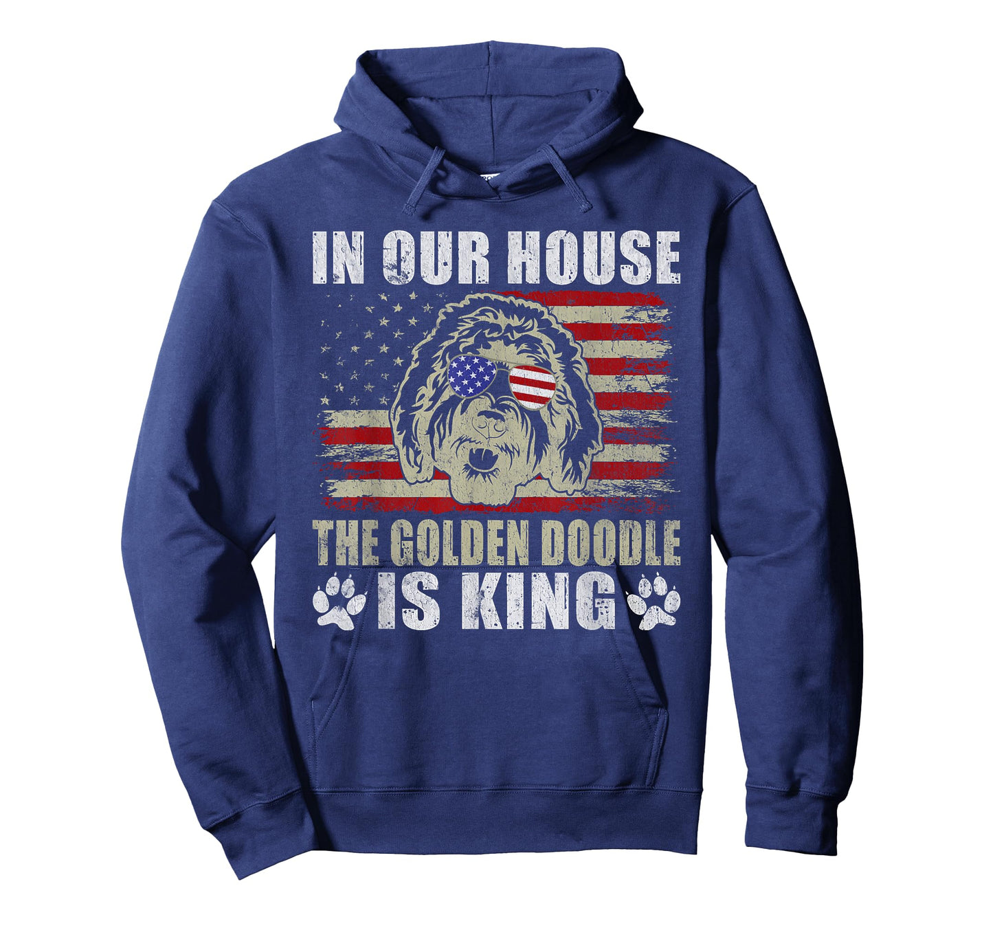 In our House the Golden Doodle is King Golden Doodle T-Shirt