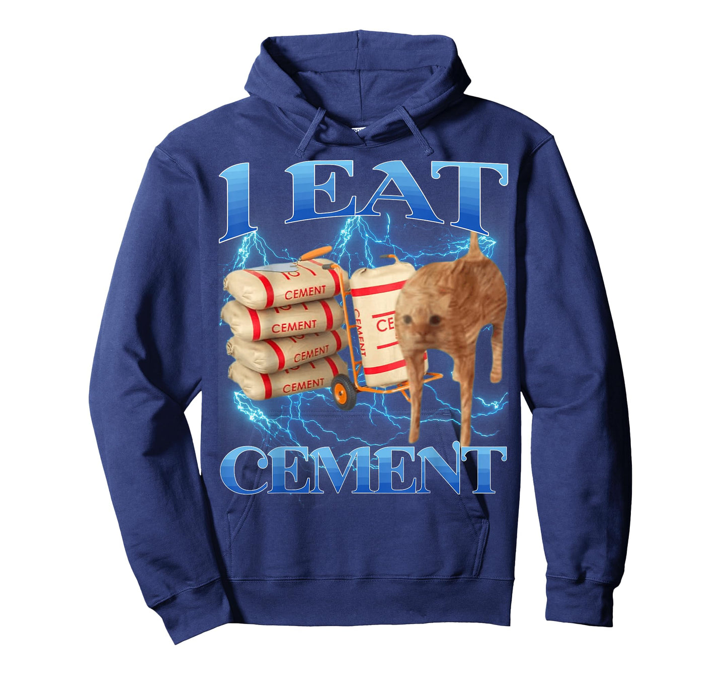 I Eat Cement Funny Cat Meme Internet Memes Funny Memes id T-Shirt