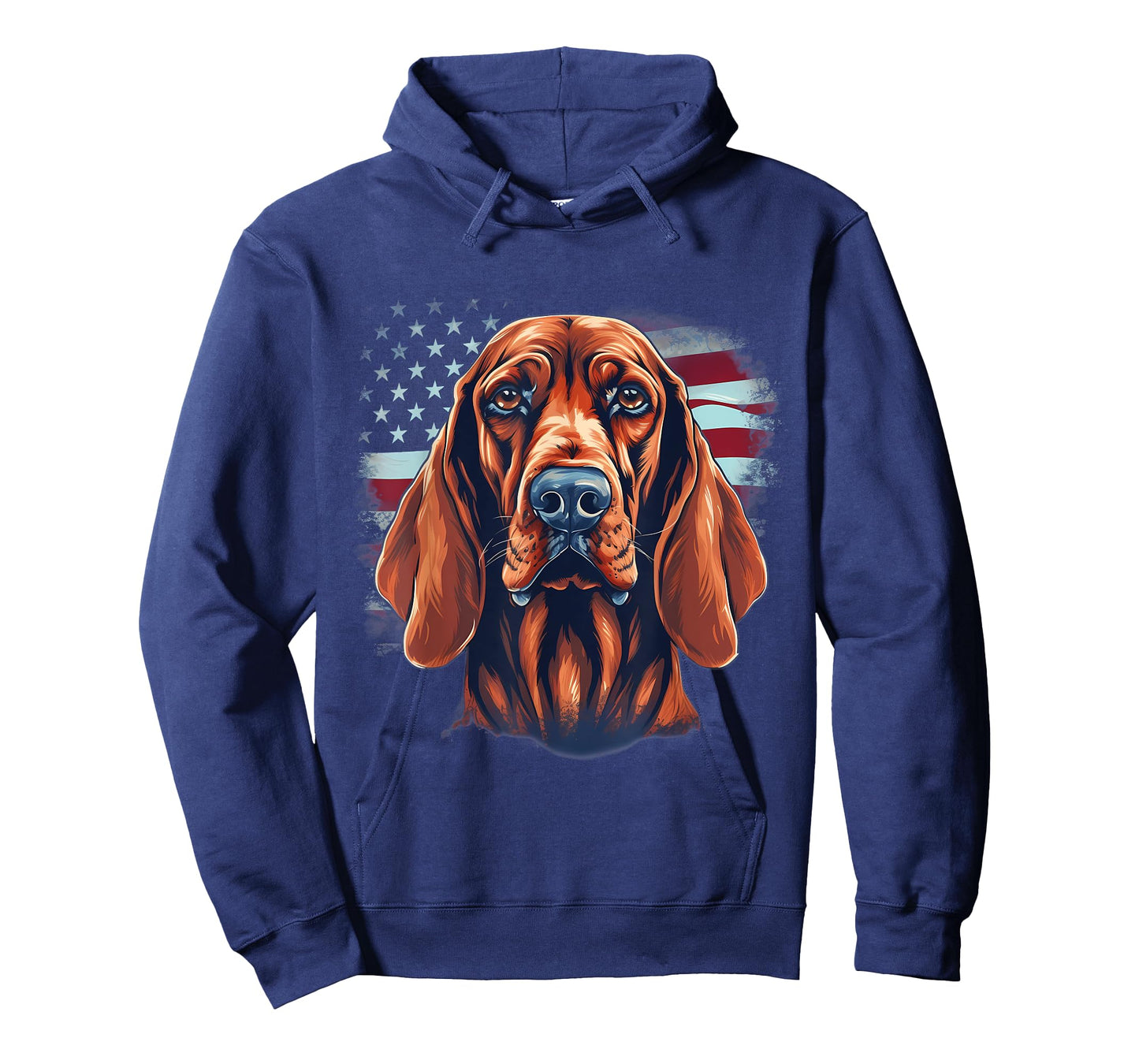 4th Of July US Flag Redbone Coonhound Dog Women Kids Men T-Shirt
