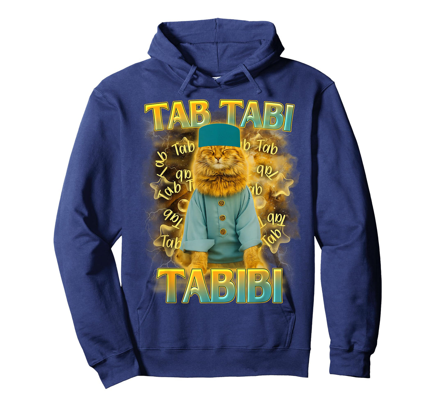 Cat Meme Cat Lover Muslim Cat Funny Cat Mom Tab Tabi Tabibi T-Shirt