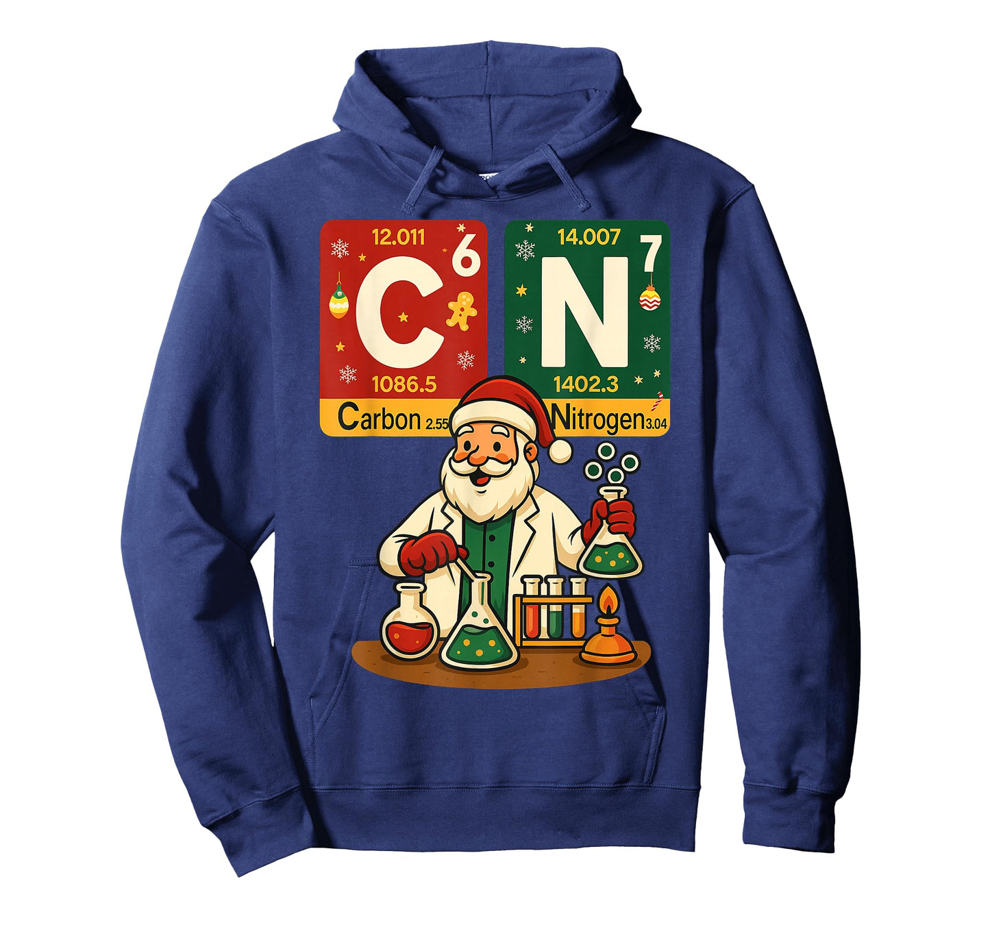 HUGvyn Science Christmas Carbon Nitrogen Six Seven 6 7 Meme T-Shirt