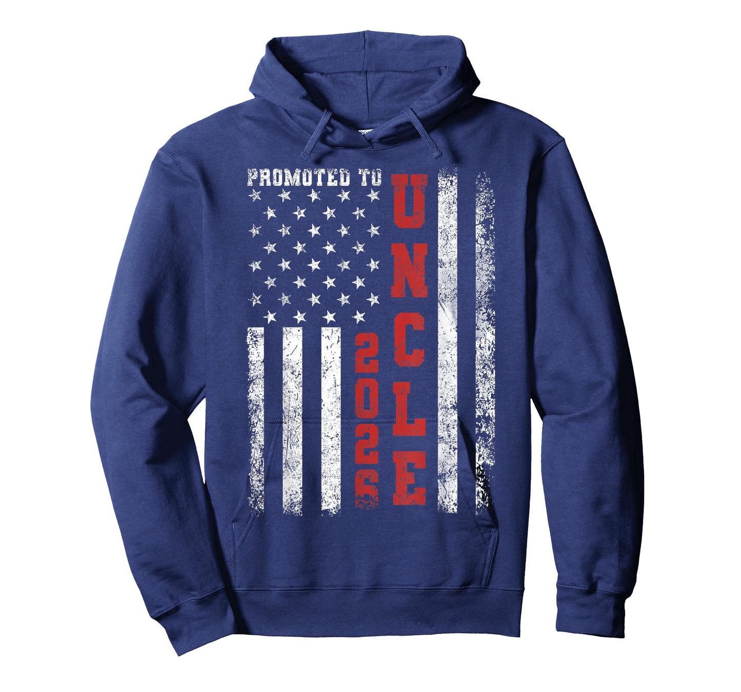 Promoted to Uncle 2026 American Flag T-Shirt