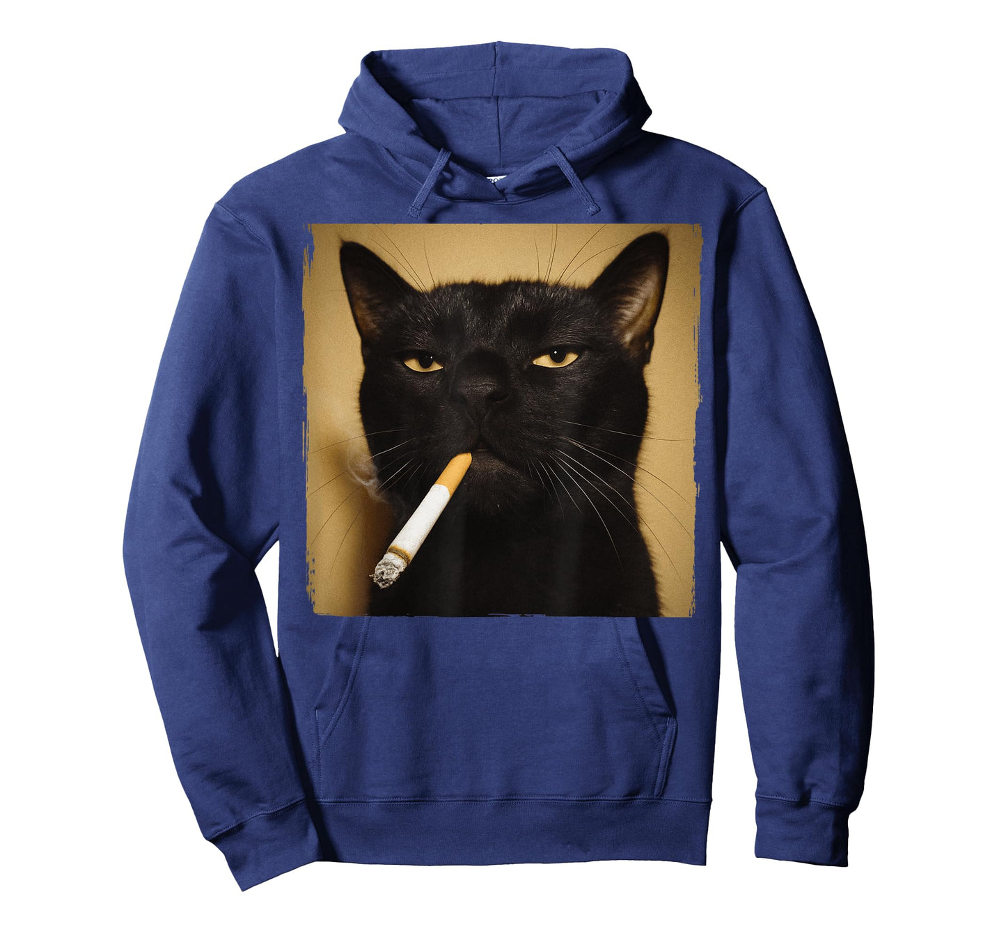 Cat Smoking Cigarette Kitty Funny Meme Men Women T-Shirt