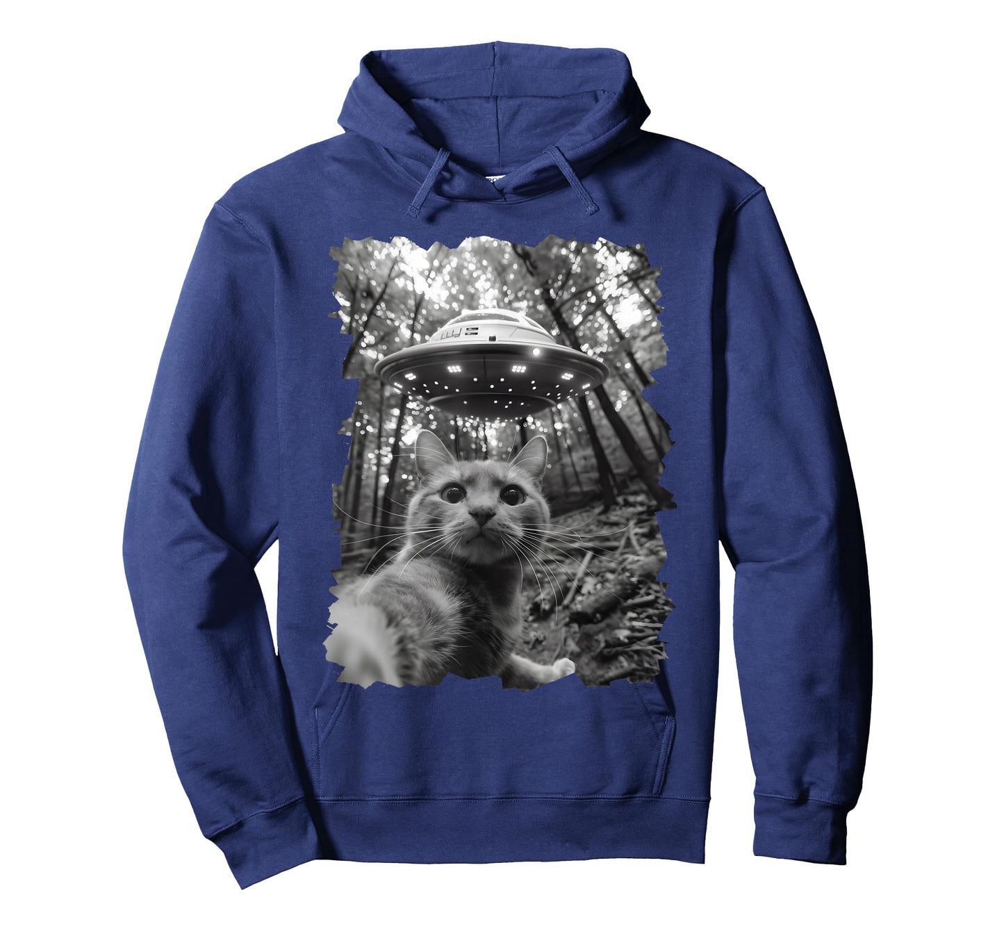 Funny Cat UFO, Funny Alien Cat Selfie UFO for Cats Lovers T-Shirt