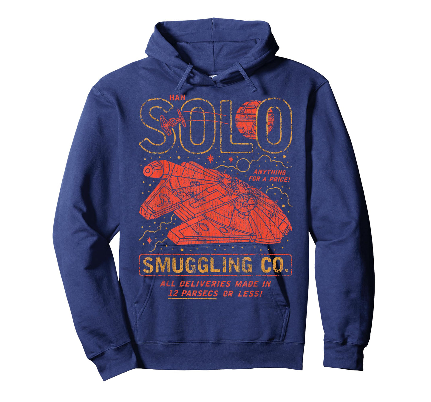 Star Wars Vintage Han Solo Smuggling Co. Poster Disney+ T-Shirt