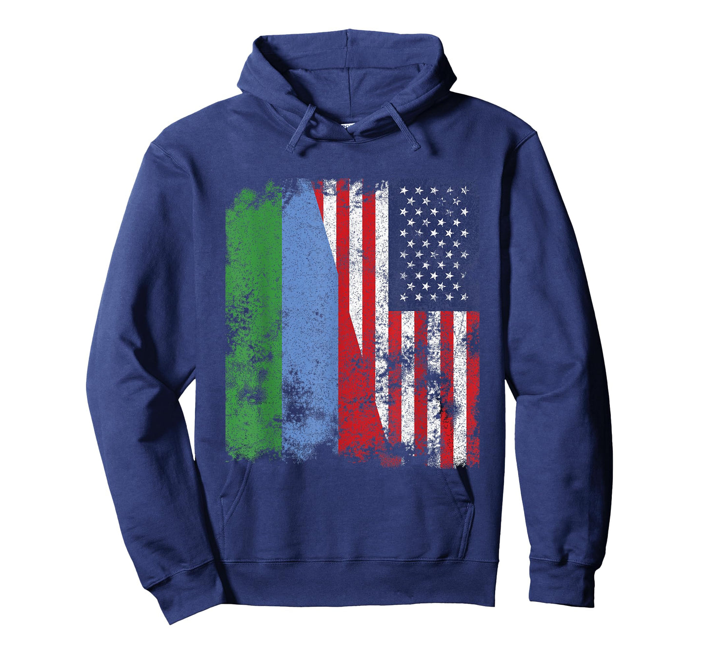 Dagestan USA Flag Distressed - Half American T-Shirt
