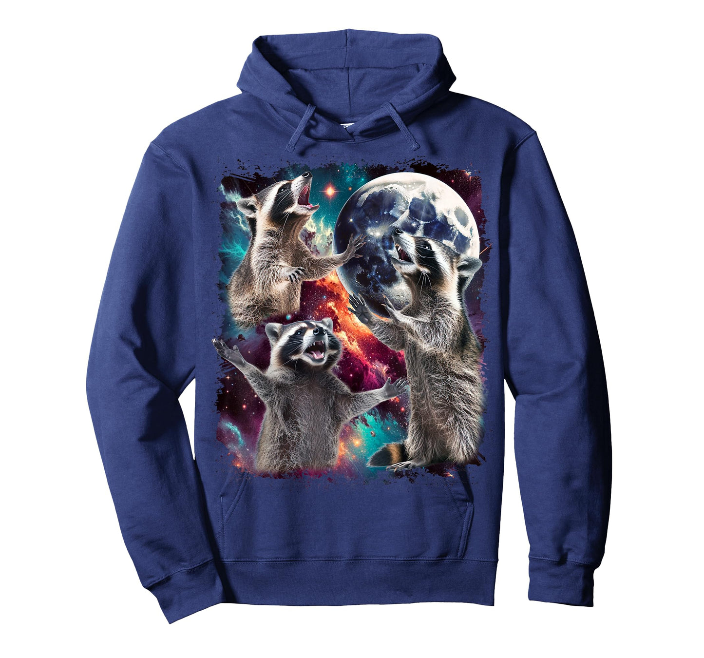 Three Racoon Moon | 3 Racoon Moon Funny Cursed Meme T-Shirt