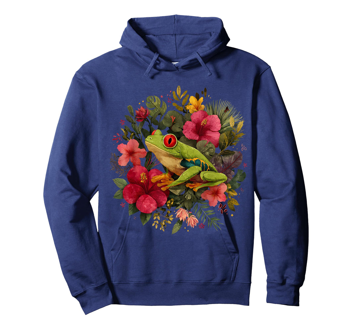 Green Body Tree Frog Rainforest Amphibian Red Eyed Tree Frog T-Shirt