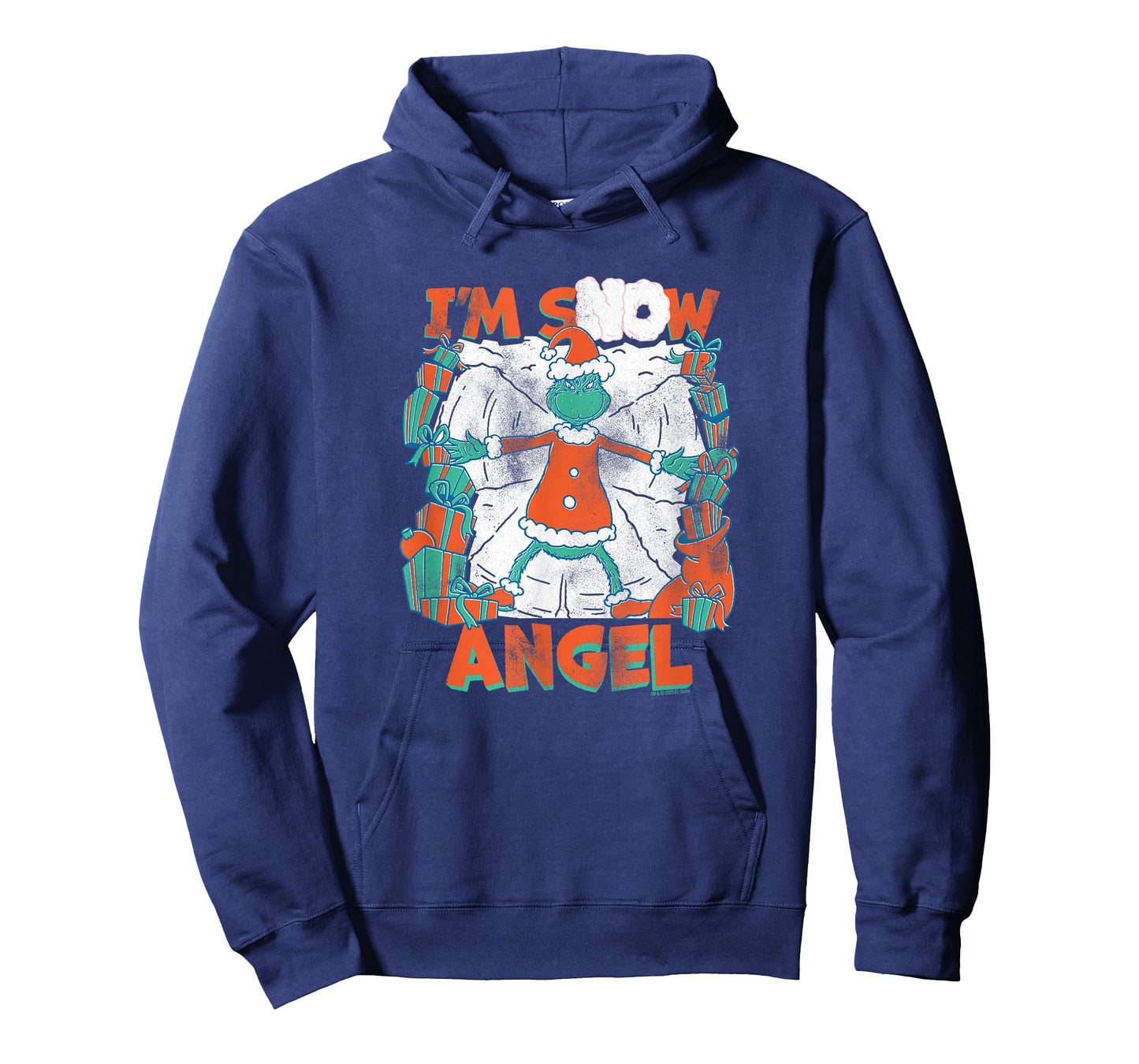 Dr. Seuss Grinch Grinch Iโm Snow Angel Officially Licensed T-Shirt