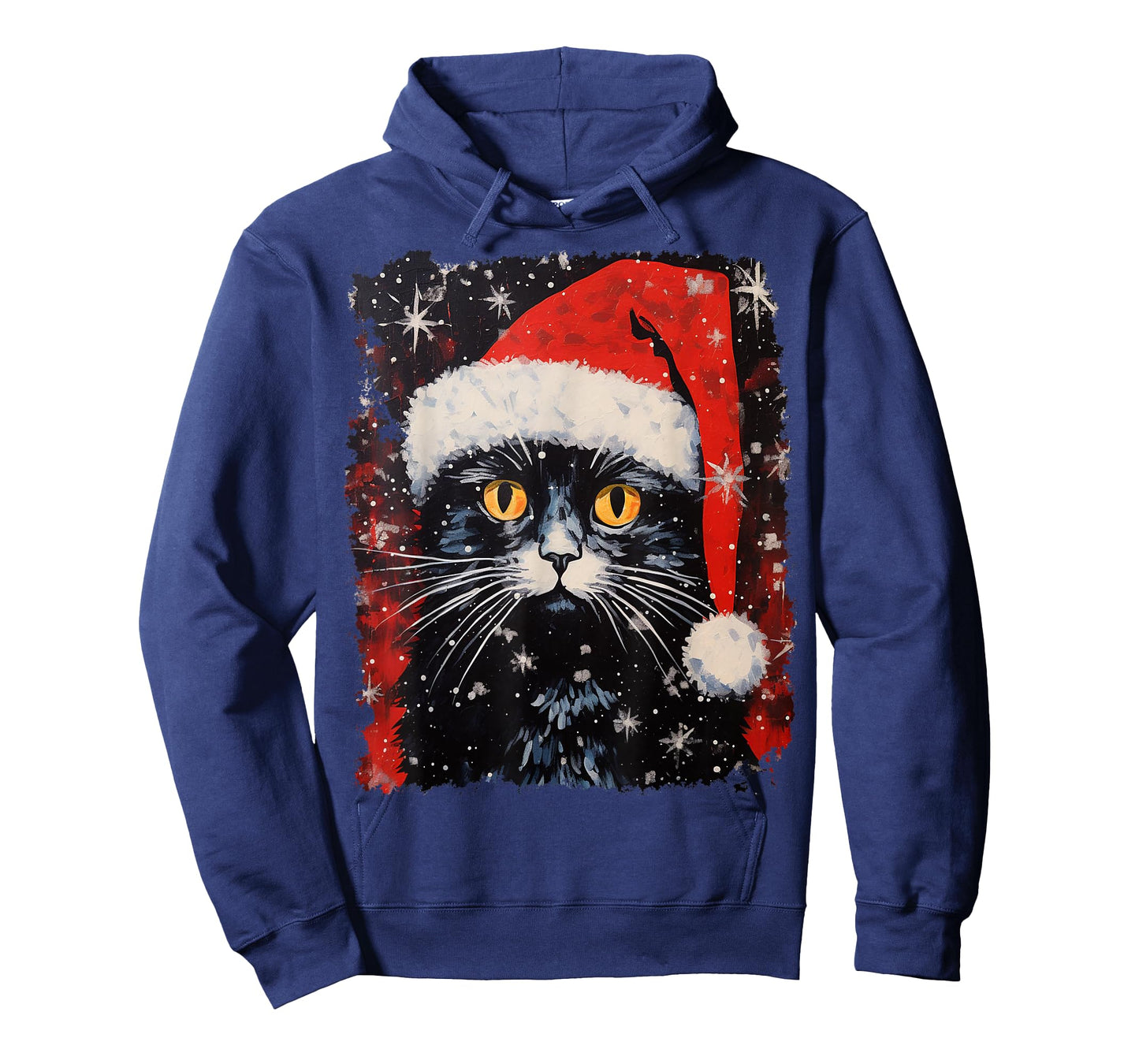 Christmas Black Cat T-Shirt