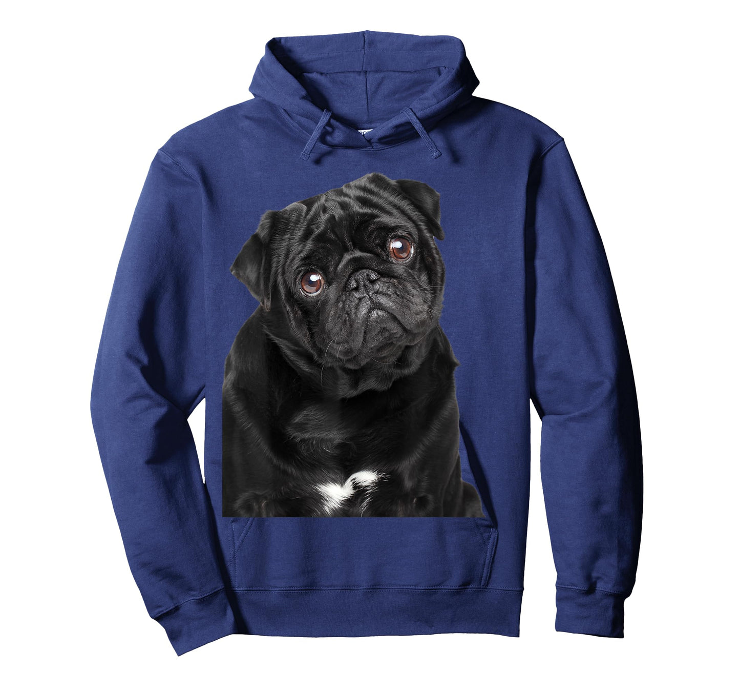 Cute Black Puggy Black Pug Black Dog Puppy Cute Face T-Shirt for Men Women