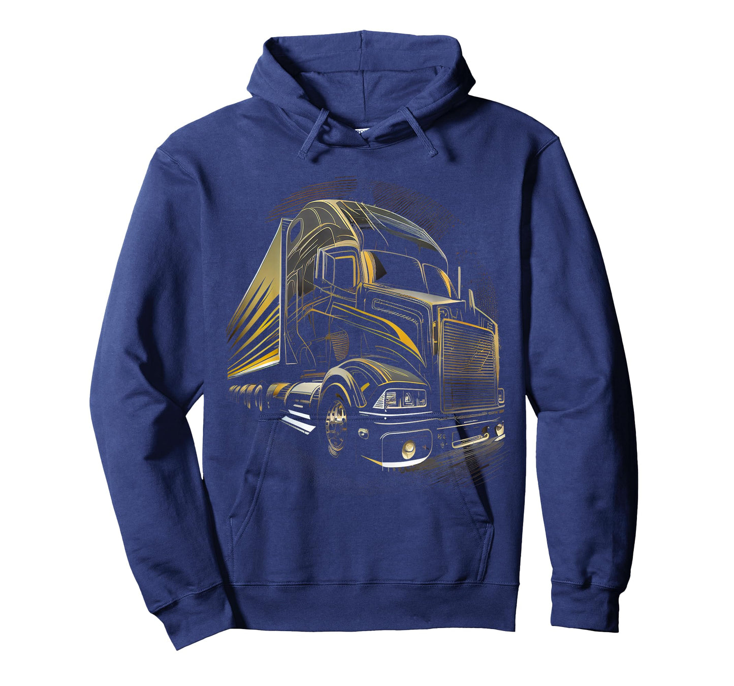 US American Flag Trucker Truck Driver Gift T-Shirt