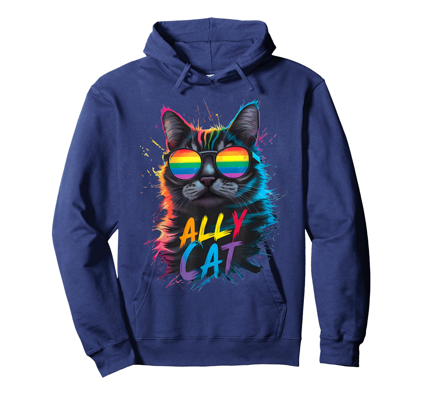 LGBT Ally Cat Be Kind Gay Rainbow Funny LGBTQ T-Shirt