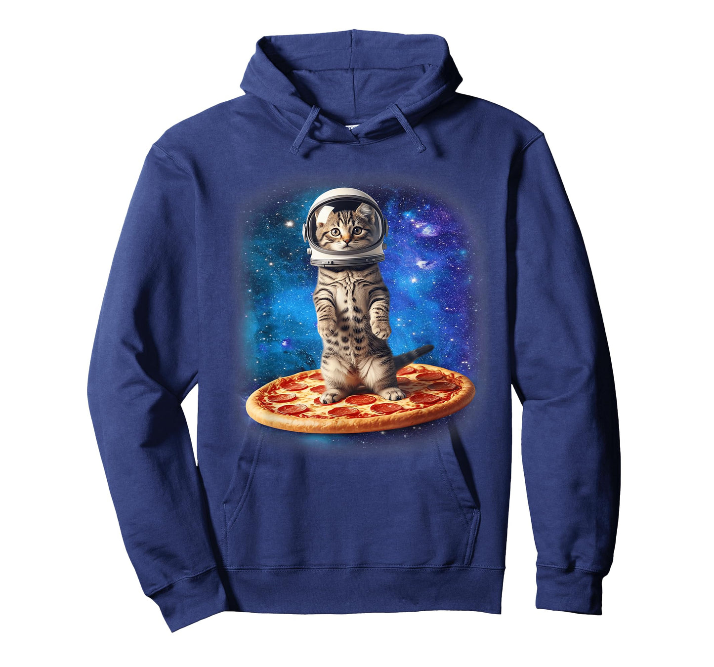 Astronaut Cat With Pizza Space Kitten Funny Cat Meme Pet T-Shirt