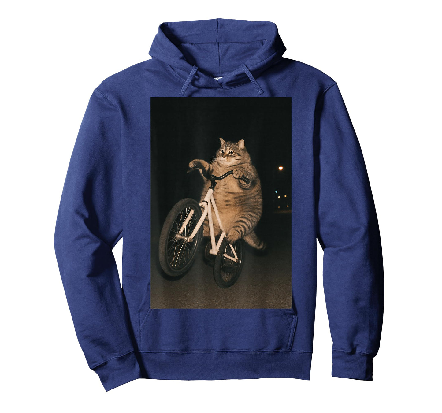 Cute Cat On Bike Animal Funny Meme T-Shirt