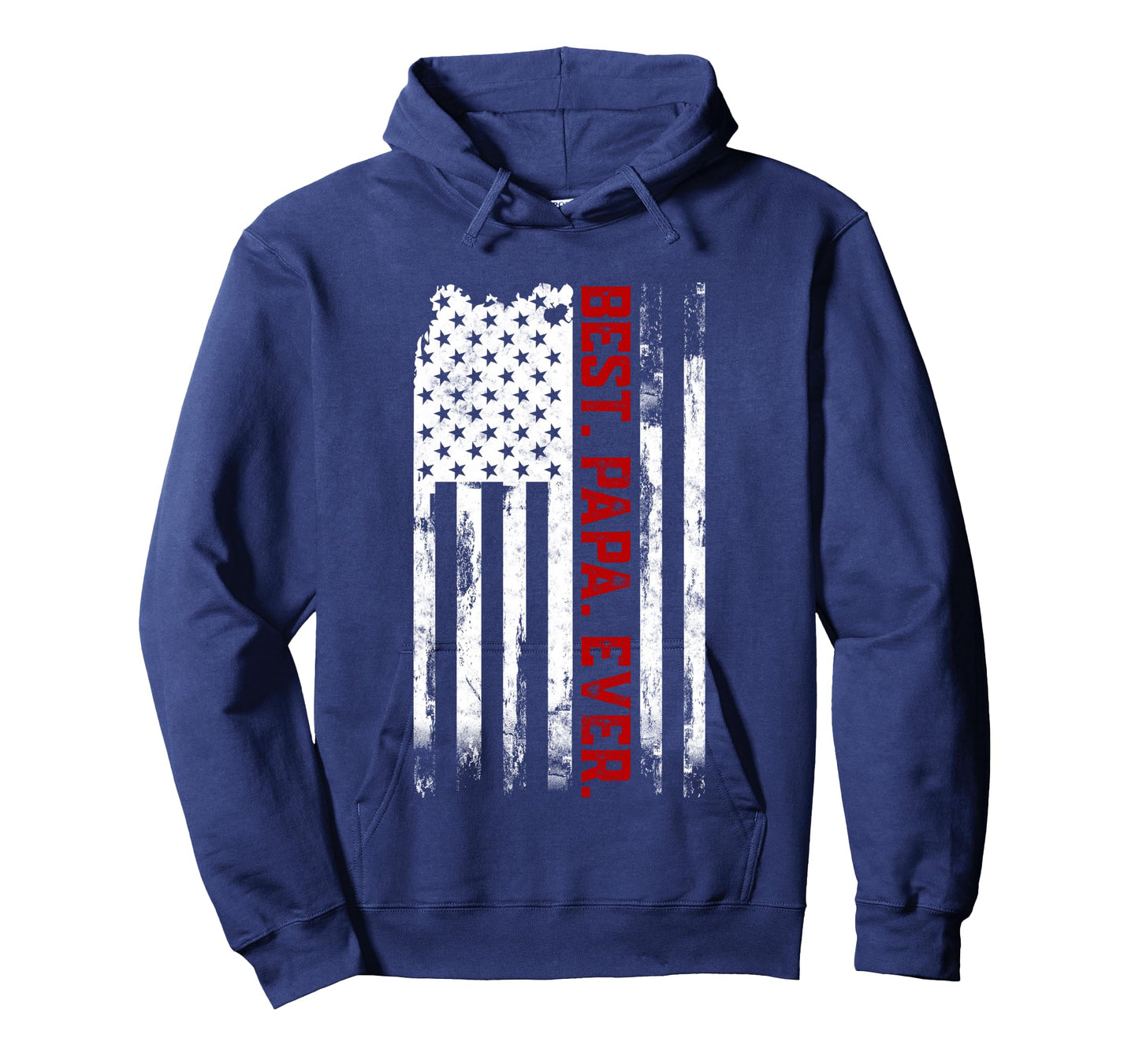 Best Papa Ever American USA flag Father’s Day gift for Papa Long Sleeve T-Shirt