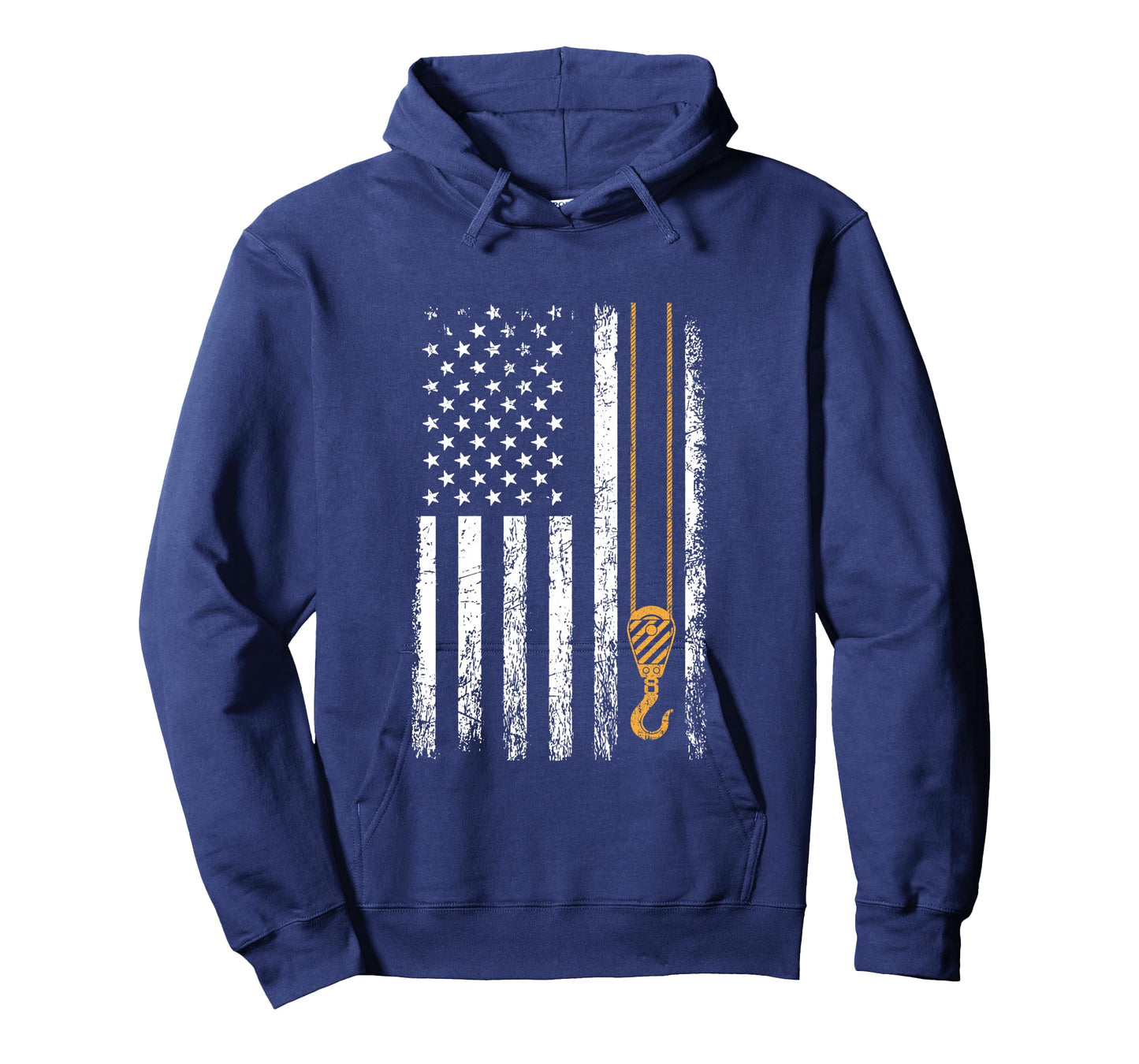 Crane Operator American Flag, Crane Operator Long Sleeve T-Shirt