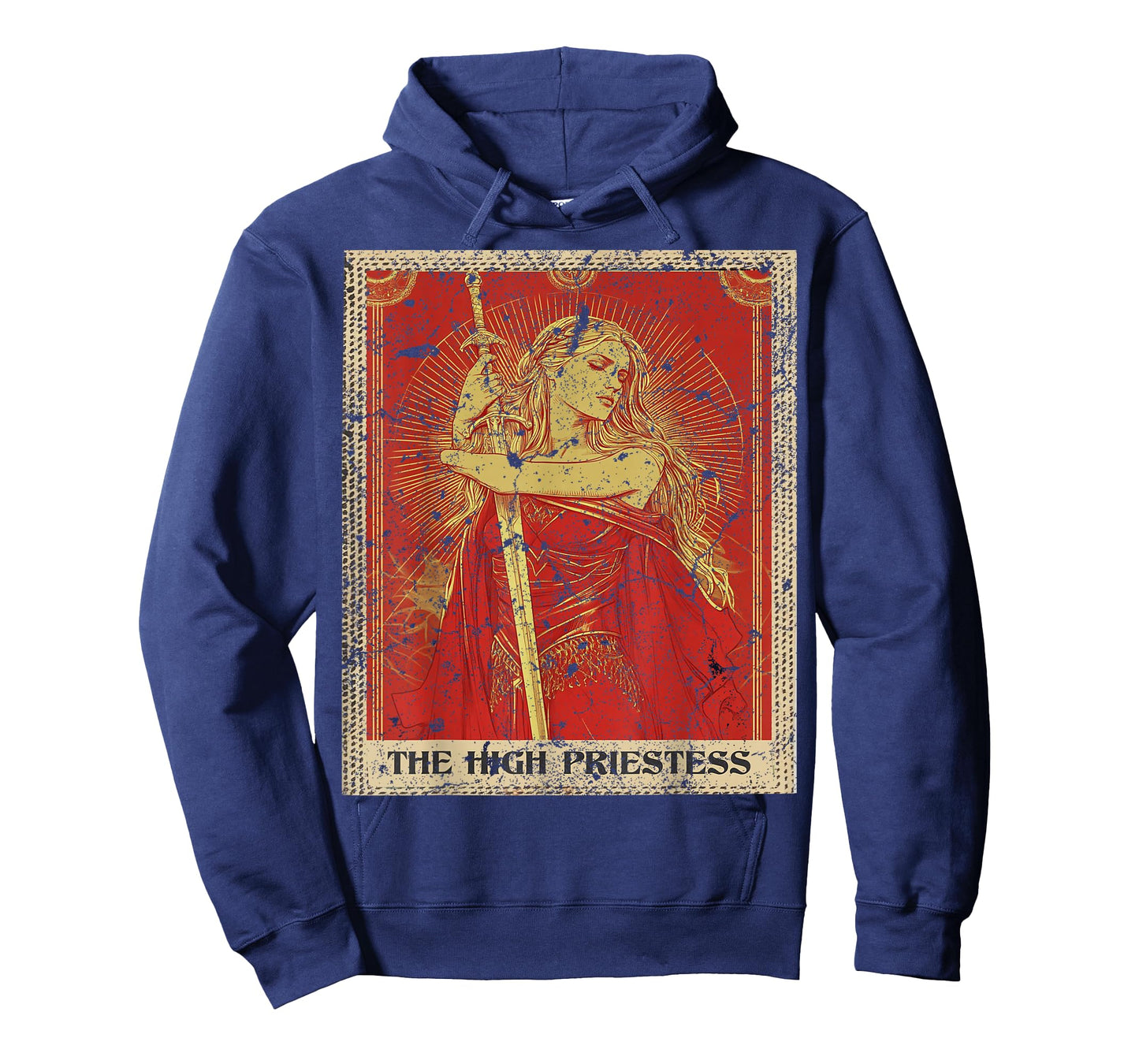 Grunge Tarot Card The High Priestess T-Shirt