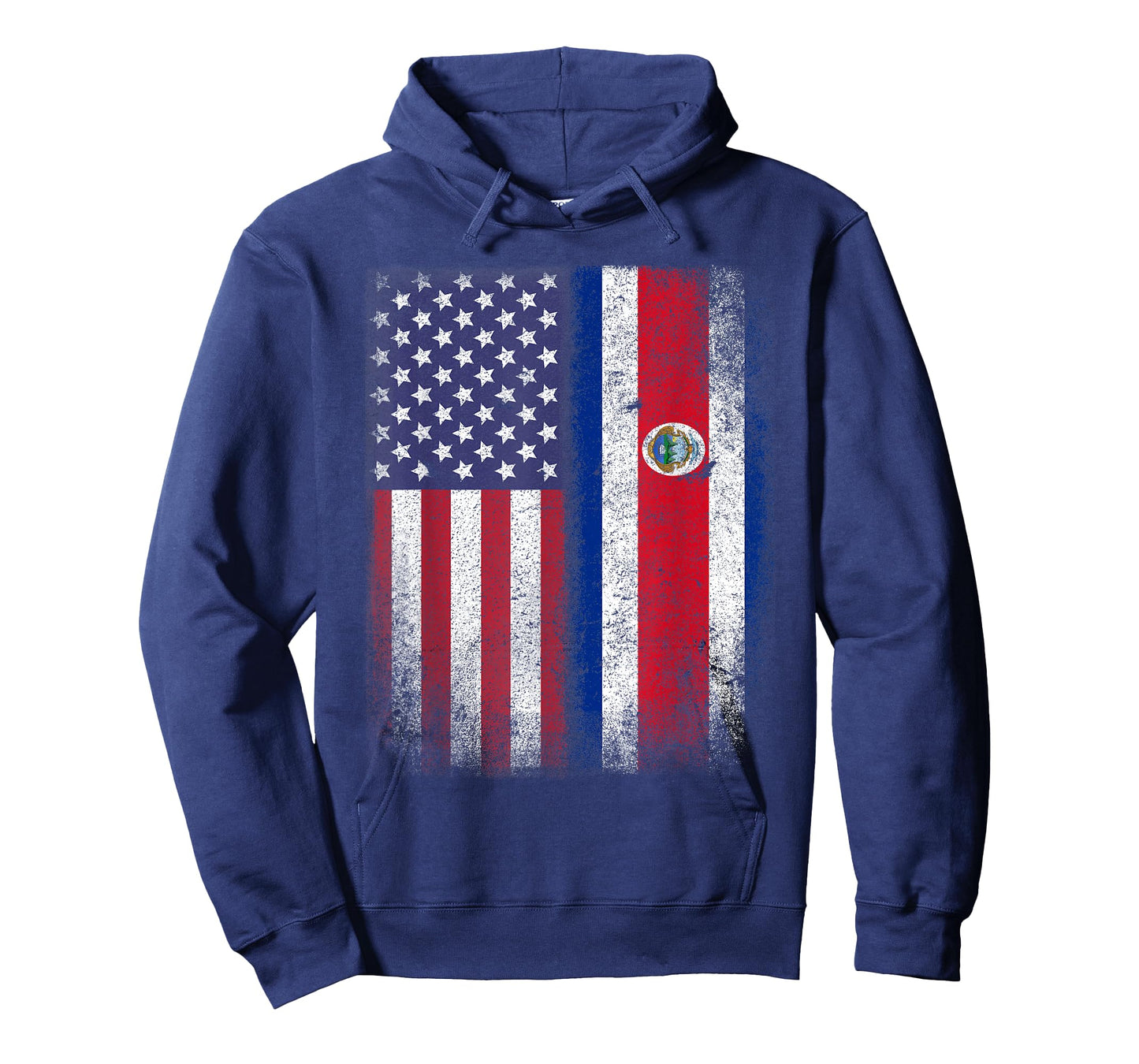 Costa Rican American Flag Costa Rica USA Gift America T-Shirt