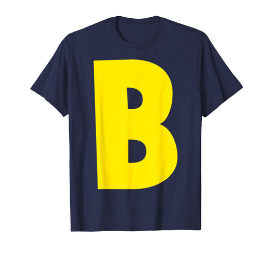 "B" Letter Chipmunk Group Matching Funny Halloween Letter B T-Shirt