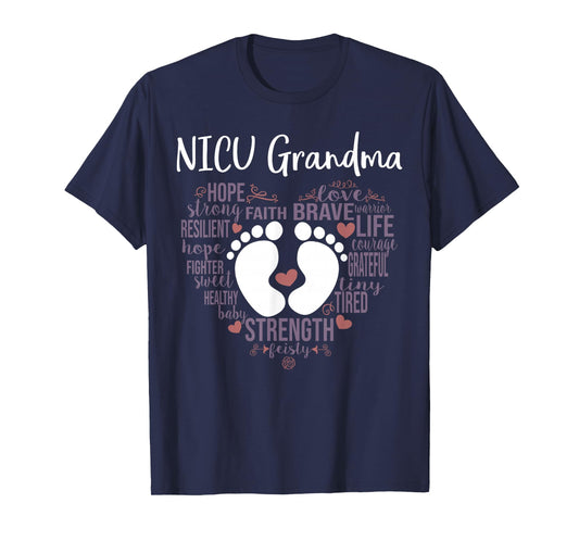 "NICU Grandma" Preemie or NICU Grandma Shirt T-Shirt