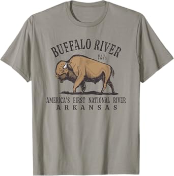 Buffalo National River Arkansas Est 1972 T-Shirt
