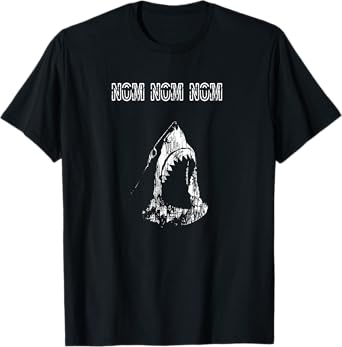 Nom Nom Nom Great White Shark T-Shirt