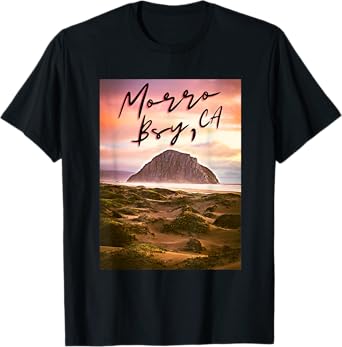 Morro Bay Ca Morro Rock California T-Shirt