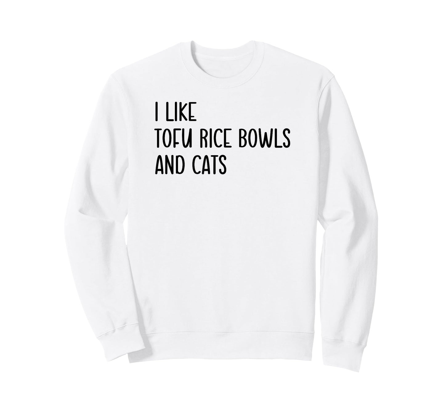 Funny Cat Lover I Like Tofu Rice Bowl and Cats, Pet Fun T-Shirt
