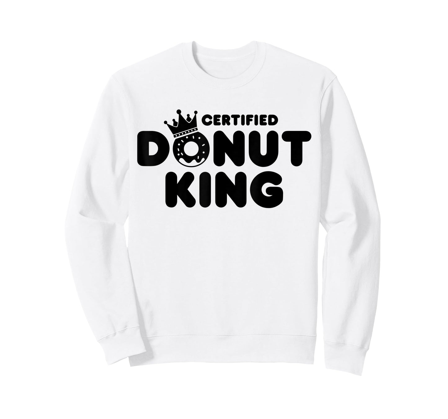 Certified Donut King Funny Boys Men Doughnut Food Lover T-Shirt