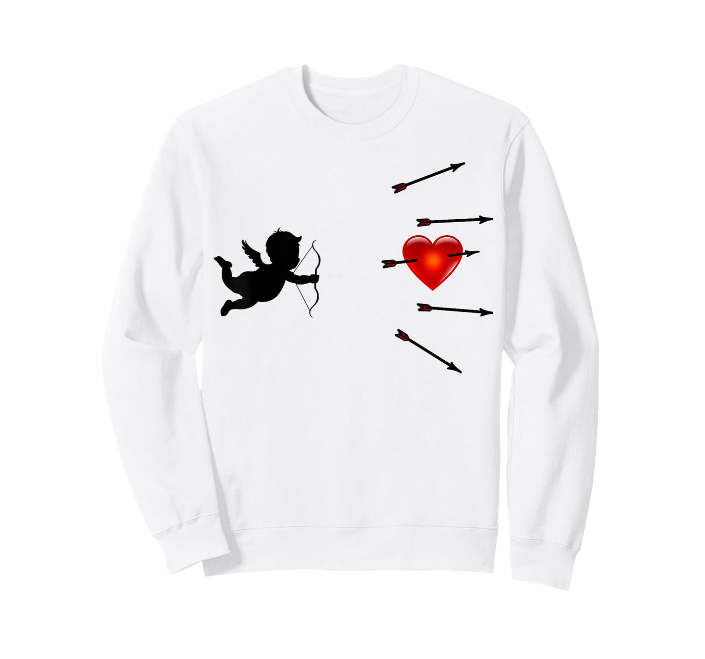 Fun Valentine's Day T-Shirt - Cupid Heart & Arrows Tee Shirt T-Shirt
