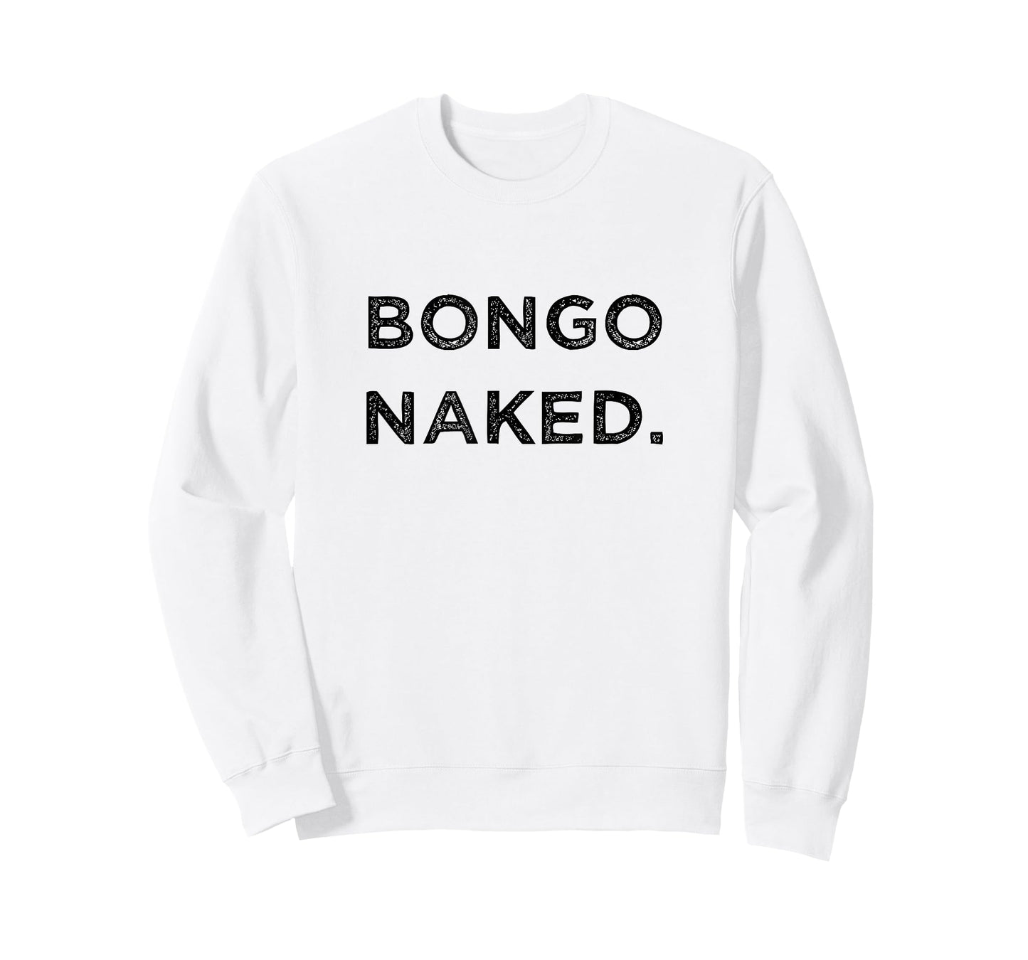 Bongo Naked Funny Drummer Band Member Percussion Vacation T-Shirt